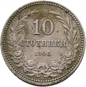 10 Stotinki 1906 FERDINAND I.