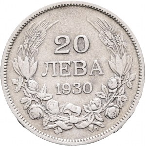 20 Leone 1930 BORIS III.