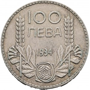 100 Leva 1934 BORIS III.