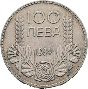 100 Leva 1934 BORIS III.