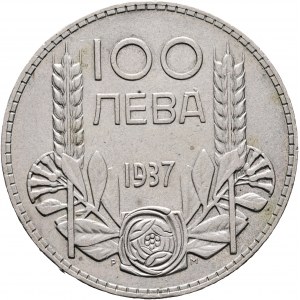 100 Leva 1937 BORIS III.