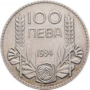 100 Leva 1934 BORIS III.