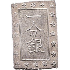 1 Bu Silber ND 1837-68 Tenpó Ichibugin