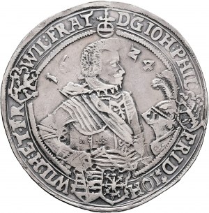 Sasko-Altenburg 1 Thaler 1624 WA Ján FilipI.,FridrichVIII.,Ján ViliamIV.,Fridrich Viliam, Saafeld