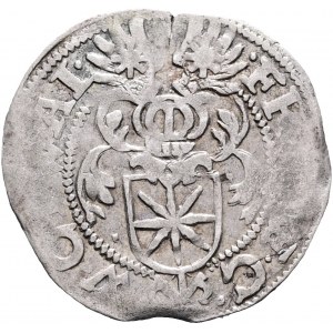 Waldeck 2 Kreuzers 1591 RUDOLPH II, hrabia FRANCIS III.