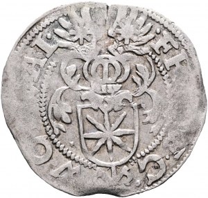 Waldeck 2 Kreuzers 1591 RUDOLPH II., Count FRANCIS III.