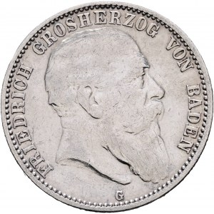 Baden 2 Mark 1902 G Grosherzog FRIEDRICH I.