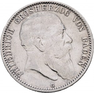 Baden 2 Mark 1902 G Grosherzog FRIEDRICH I.