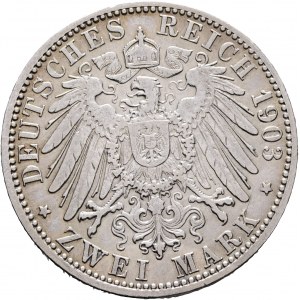 Baden 2 Mark 1903 G Grosherzog FRIEDRICH I.