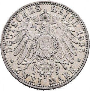 Baden 2 Mark 1905 G Grosherzog FRIEDRICH I.