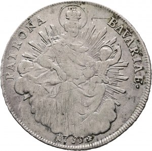 Bayern 1 Madonnathaler 1755 MAXIMILIAN III. JOSEPH 2 nd Porträt Münich, just.