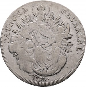 Bawaria 1 Madonnathaler 1770 MAXIMILIAN III. JOSEPH Monachium, po prostu.