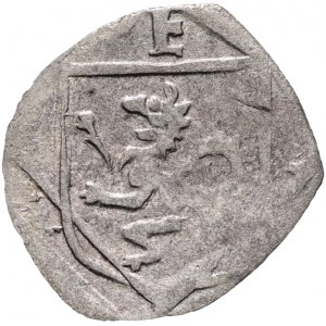 Bawaria 1 Pfennig ND 1518-20 E ERNEST z BAVARII biskupstwo Passau jednostronny