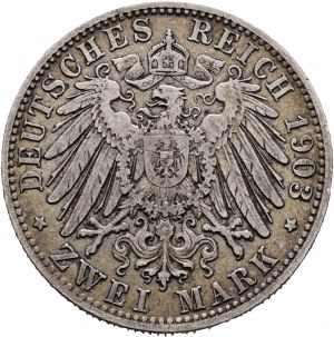 Baviera 2 marchi 1903 D König OTTO