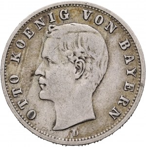 Bavaria 2 Mark 1903 D König OTTO