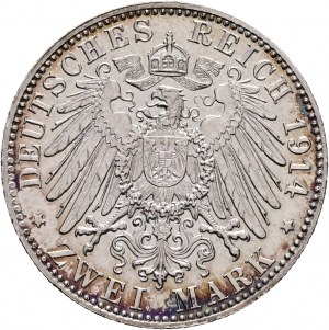 Bayern 2 Mark 1914 D König LUDWIG III.