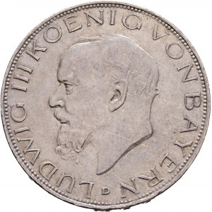 Bayern 3 Mark 1914 D LUDWIG III. München