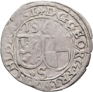 Brandeburgo-Franconia 2 Kreuzer 1564 GEORGE FREDERICK I. Schwabach