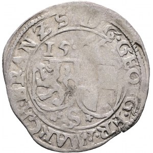 Brandeburgo-Franconia 2 Kreuzer 1566 GEORGE FREDERICK I. Schwabach