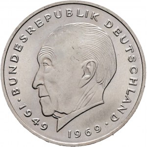 Rep. Federalna 2 Mark 1973 F Konrad Adenauer 20-lecie Konstytucji RFN