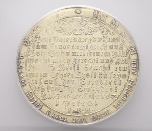 Harz Thaler Baptême 1711