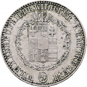 Hessen 1 Thaler 1832 Prince électeur Guillaume II Régent Frédéric Guillaume