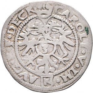 Kempten 3 Kreuzer 1553 CHARLES V. Wolne Miasto