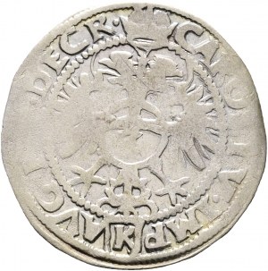 Kempten 3 Kreuzer 1554 CHARLES V. Wolne Miasto