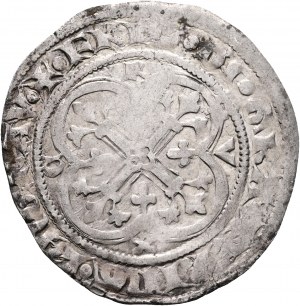 Meissen 1 Groschen ND Margravio FRIEDRICH II. 1329-1349 Il tipo più antico