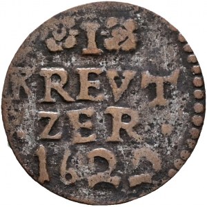 Pfalz 1 Kreuzer 1622 FRIEDRICH V. R !