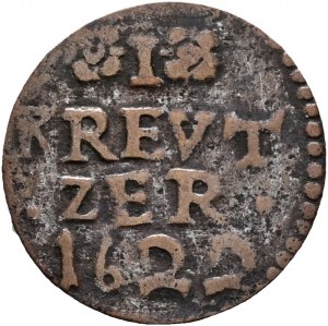 Pfalz 1 Kreuzer 1622 FRIEDRICH V. R !