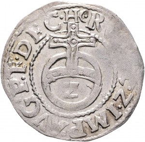 Pfalz-Veldenz ½ Batzen (2 Kreutzer) 1586 GEORG JOHANN I.