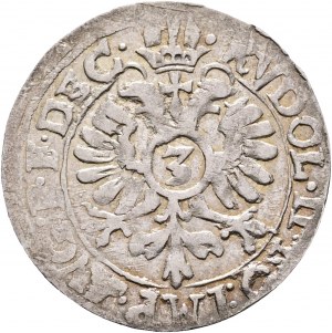 Pfalz-Zweibrücken 3 Kreuzer 1600 RUDOLPH II. Duc JEAN Ier le Lame