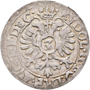 Pfalz-Zweibrücken 3 Kreuzer 1600 RUDOLPH II. Duke JOHN I.the Lame