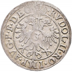 Pfalz-Zweibrücken 3 Kreuzer 1602 RUDOLPH II. Duke JOHN I.the Lame