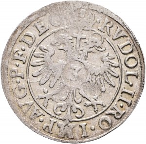 Pfalz-Zweibrücken 3 Kreuzer 1602 RUDOLF II. Vojvoda JÁN I. Chromý