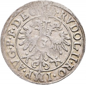 Pfalz-Zweibrücken 3 Kreuzer 1602 RUDOLPH II. Duc JEAN Ier le Lame