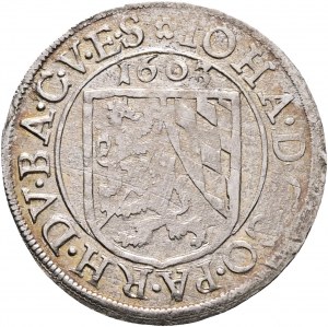 Pfalz-Zweibrücken 3 Kreuzer 1603 RUDOLPH II. Herzog JOHN I. der Lahme