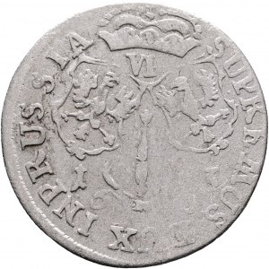 Prusy-Brandenburgia 6 groszy 1687 FRIEDRICH WILHELM Królewiec