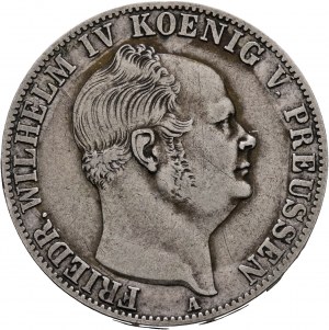 Preußen 1 Vereinsthaler 1855 A Friedrich Wilhelm IV.patiniert