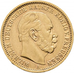 Prussia 20 marco 1875 A Berlino WILHELM II.