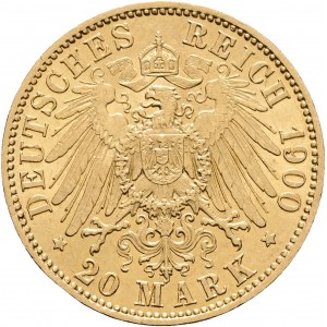 Prussia 20 marco 1900 A Berlino WILHELM II.
