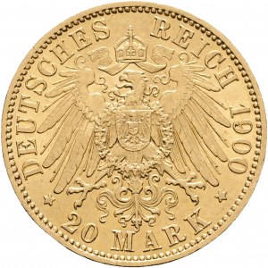 Prussia 20 marco 1900 A Berlino WILHELM II.