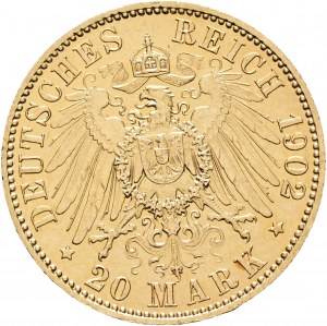 Prussia 20 Mark 1902 A Berlin WILHELM II.