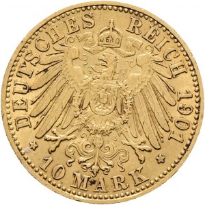 Preußen Gold 10 Mark 1901 A WILLIAM II.