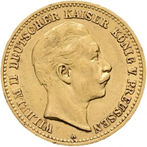 Prussia Oro 10 Marchi 1901 A WILLIAM II.