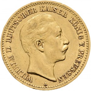 Preußen Gold 10 Mark 1901 A WILLIAM II.