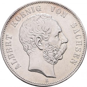 Saxony 5 Mark 1900 E König ALBERT