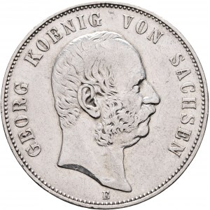 Saxony 5 Mark 1903 E König GEORG I.