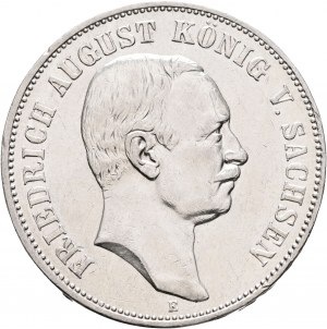 Saxe 5 Mark 1907 E König FRIDRICH AUGUST